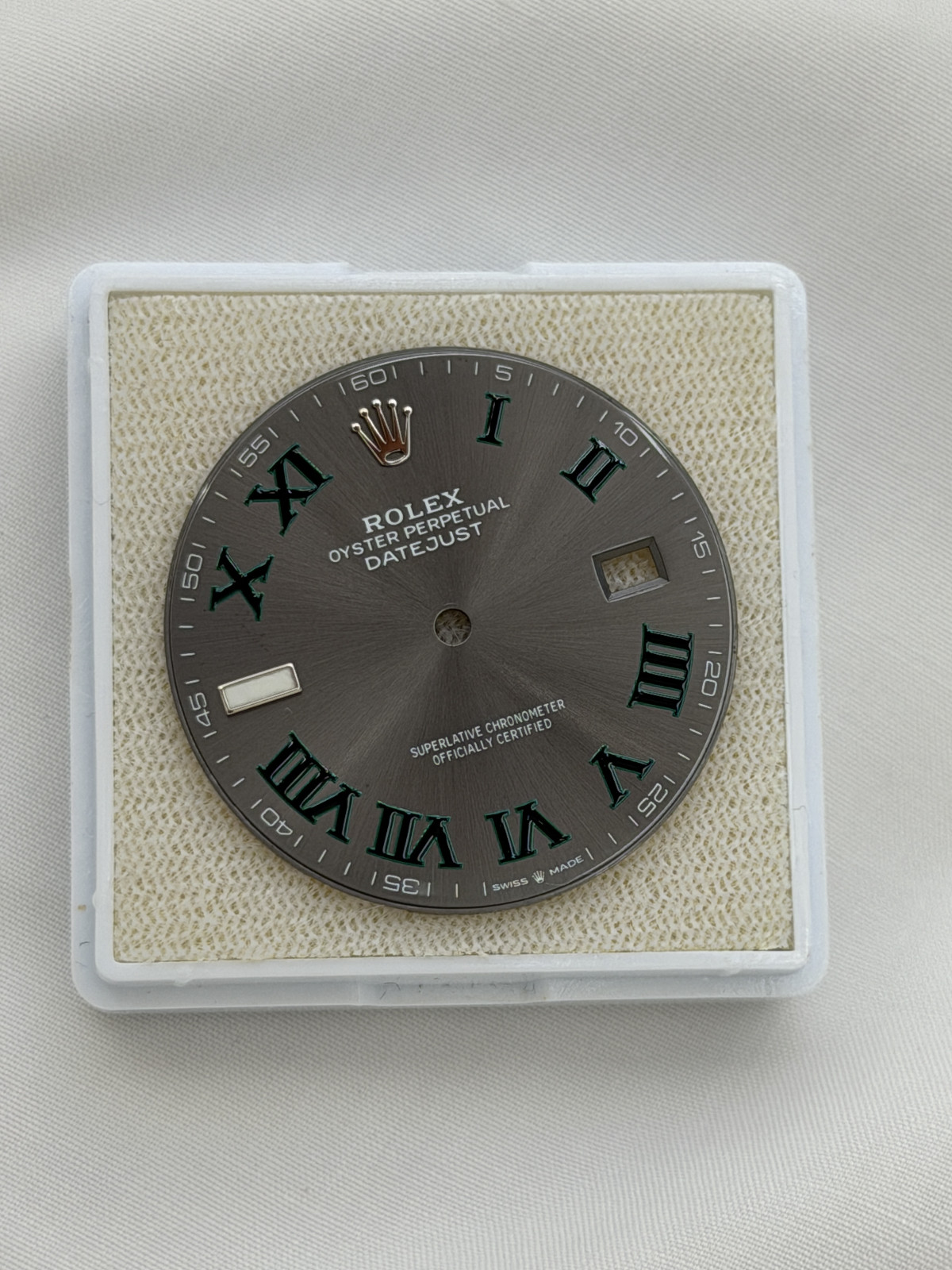 Rolex Datejust 41 Wimbledon Slate Roman Dial 126334 / 126300 Genuine Factory