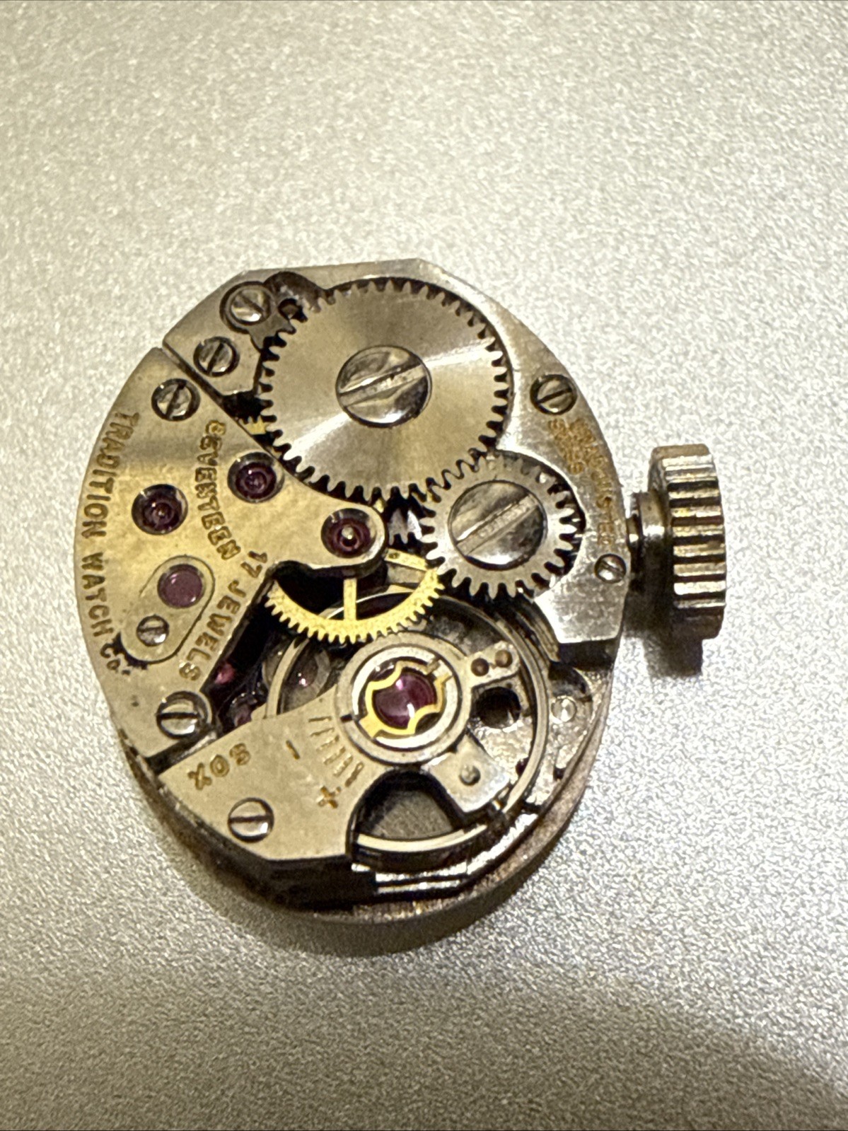 Tradition Watch Movement Running Appears To Be An AS 1677 17 Jewel