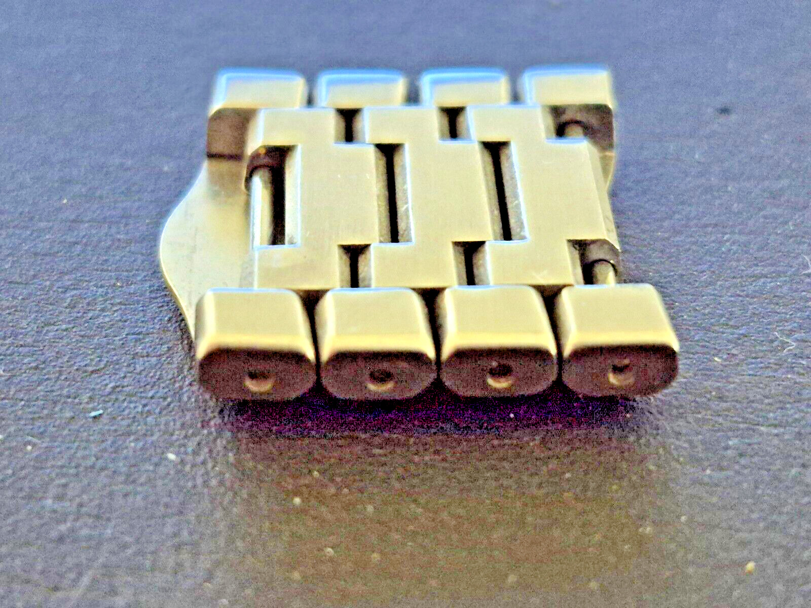 4 EBEL Classic Wave 22.5mm Extra Replacement Link Stainless Steel and Gold & Pin