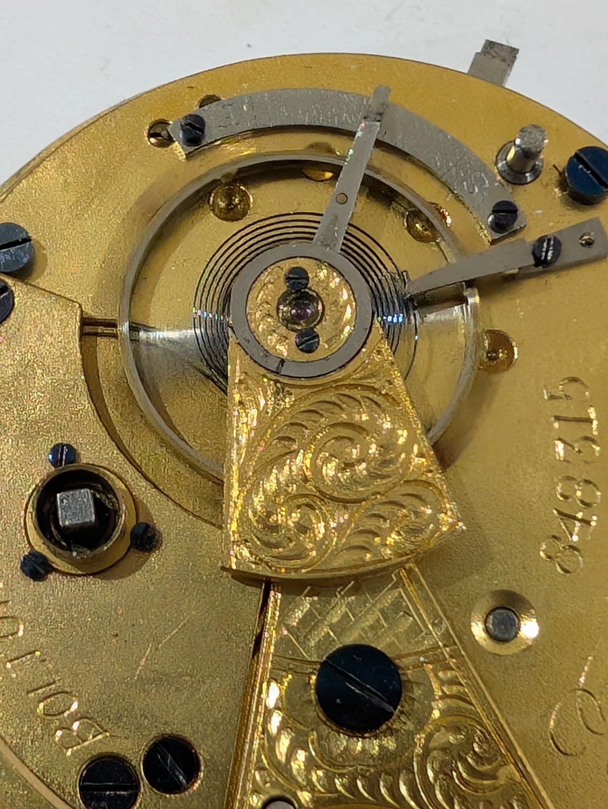 T Fattorini Pocket Watch Movement (Spares/Repairs)
