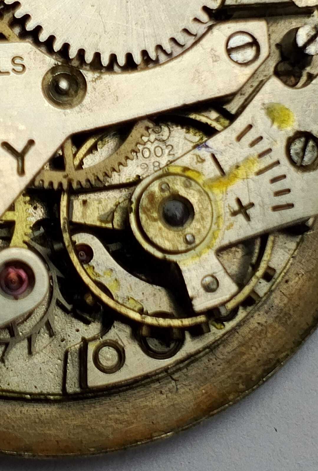 Camy Cal.1002/984 Manual Winding Movement Vintage Swiss Watch Parts For Repair