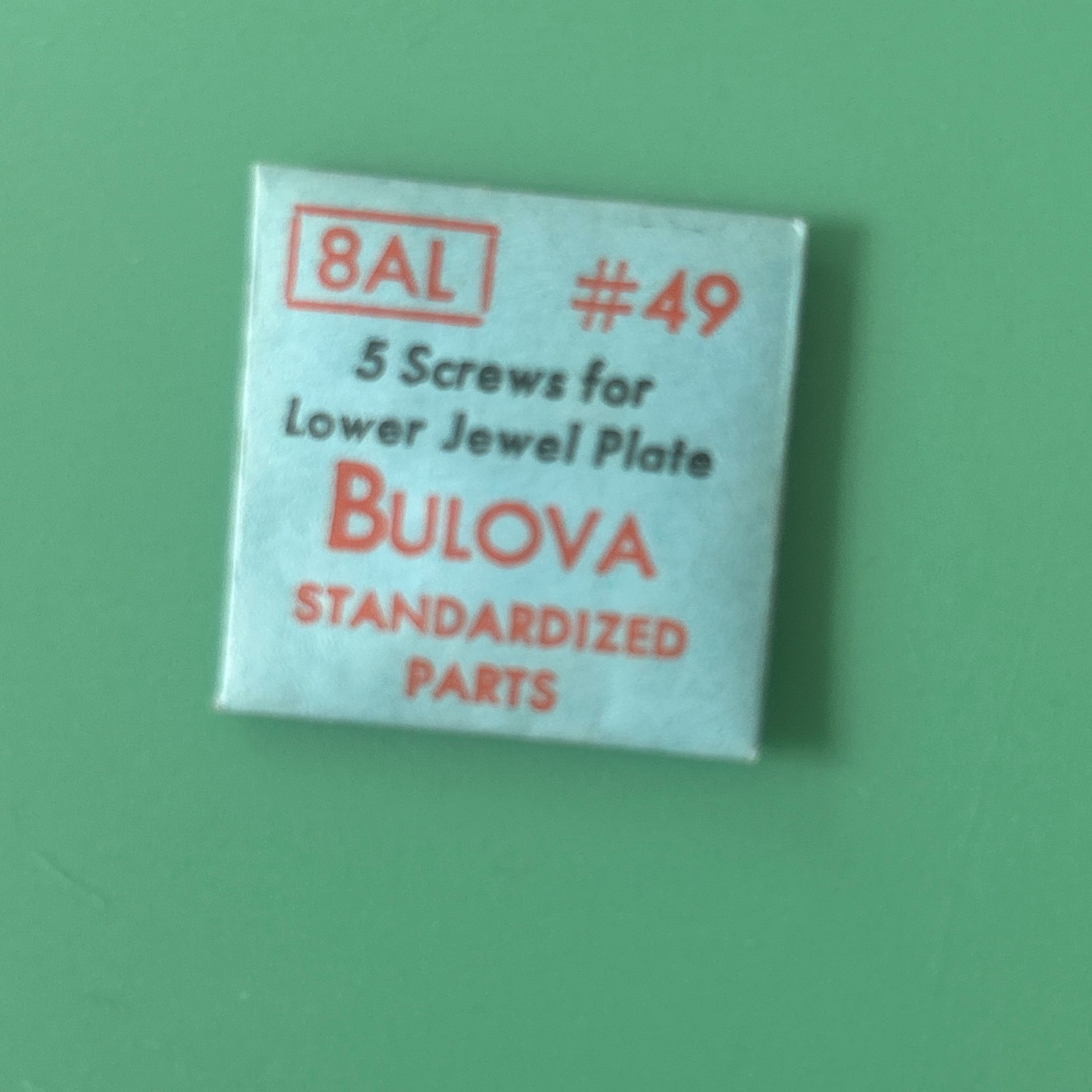Bulova – Caliber 8 Series – Assorted Models & Parts – NOS – Original Sealed Pack