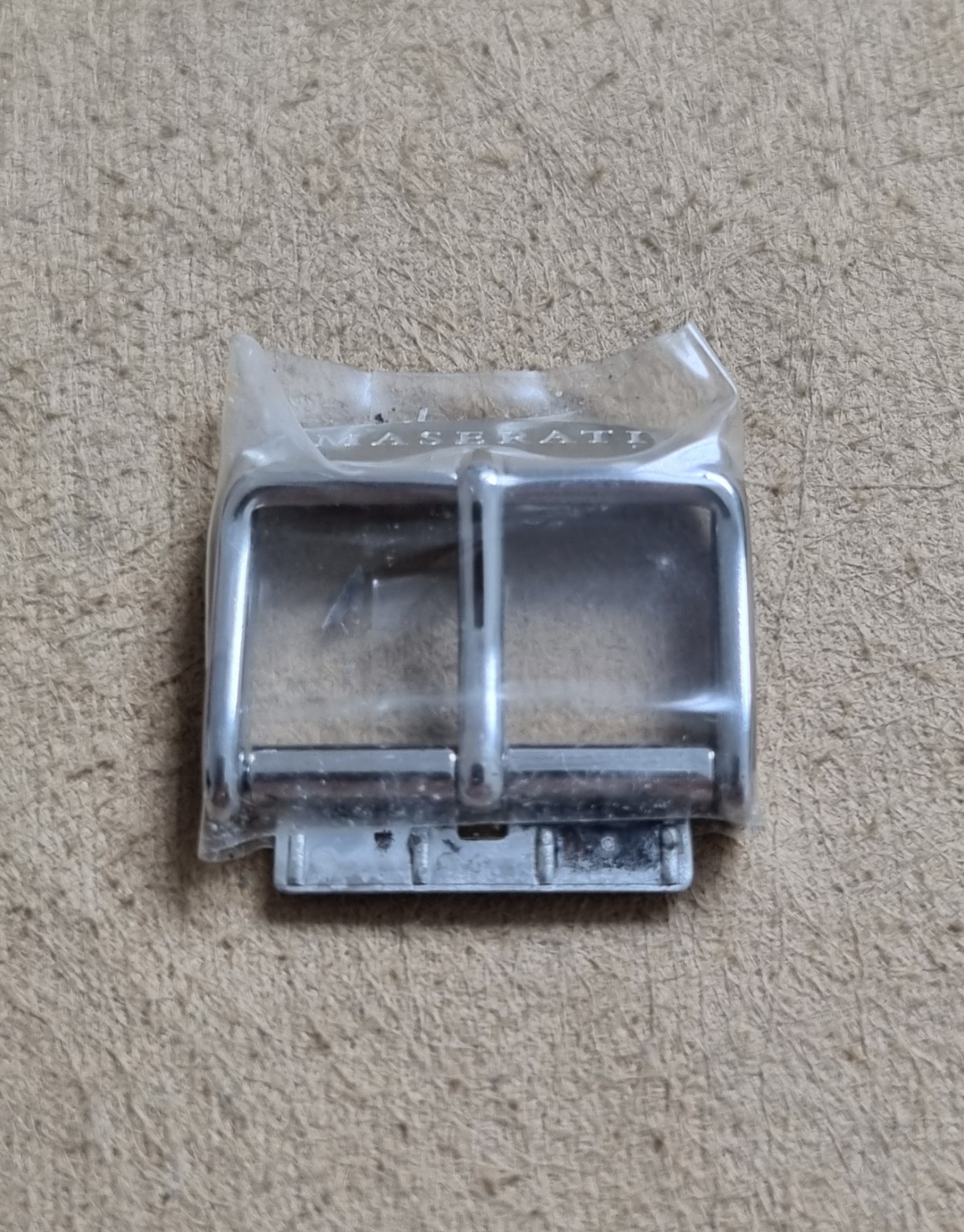 Maserati vintage stainless steel buckle mm 20 newoldstock