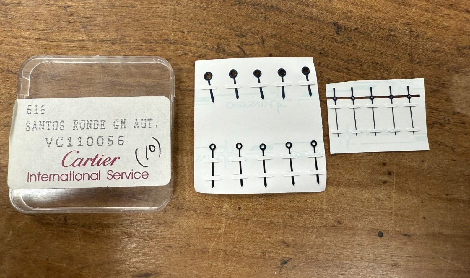 Genuine New Cartier Santos Ronde GM Automatic Blue Three Hand Set Part# VC110056