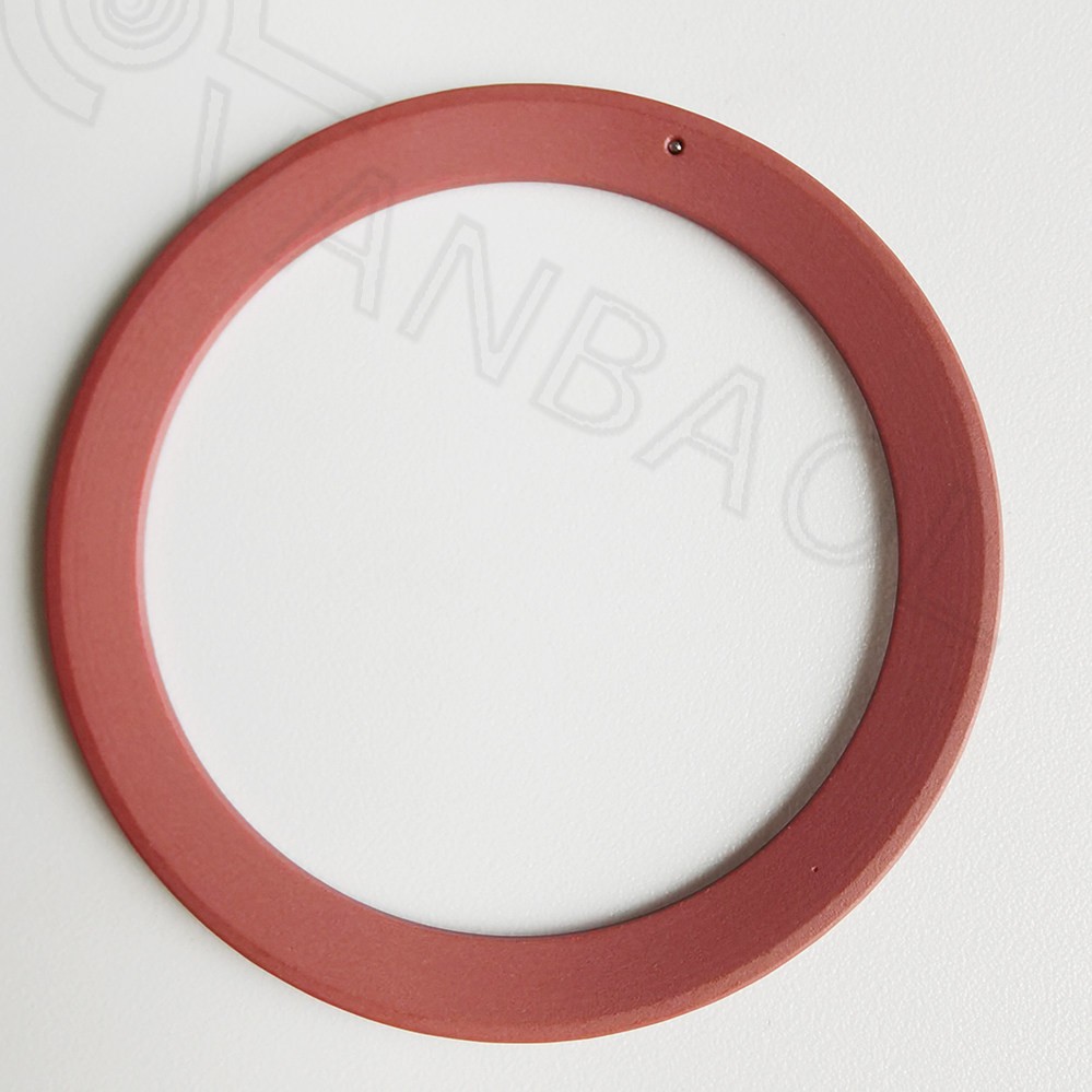 Platinum Filled Red Ceramic Bezel Insert For Submariner Mens Watch 38mmX30.7mm