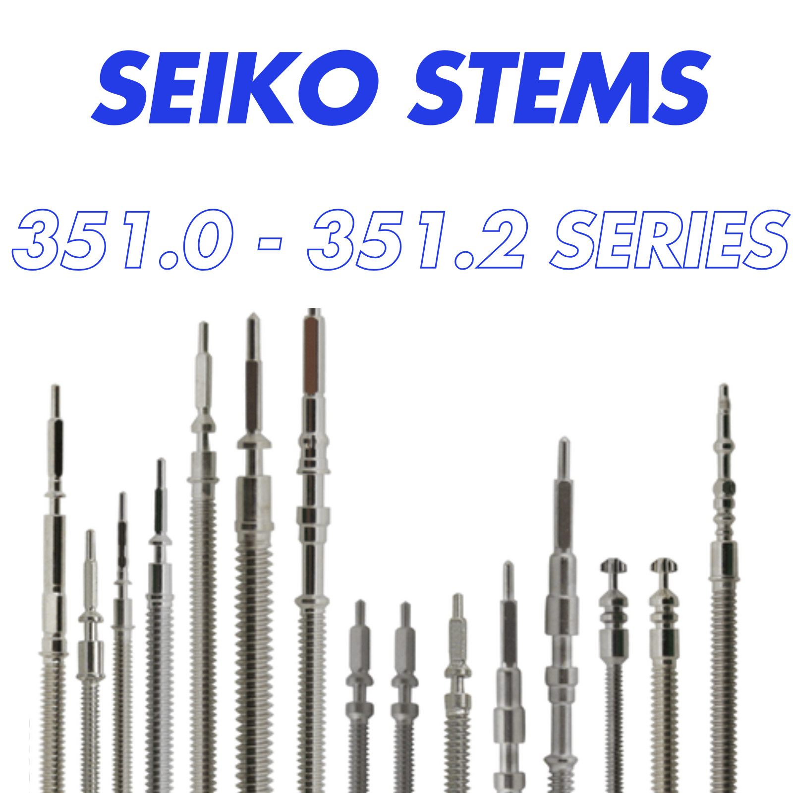 Watch Winding Stems Replacement SEIKO All Models 354.5 – 357.0 Hattori Repairs