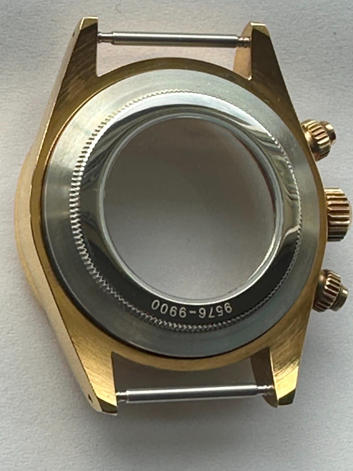 Chronograph watch case ST1901 ST1902 ST1903 TY2903 TY2902 TY2901 24K Gold Plated