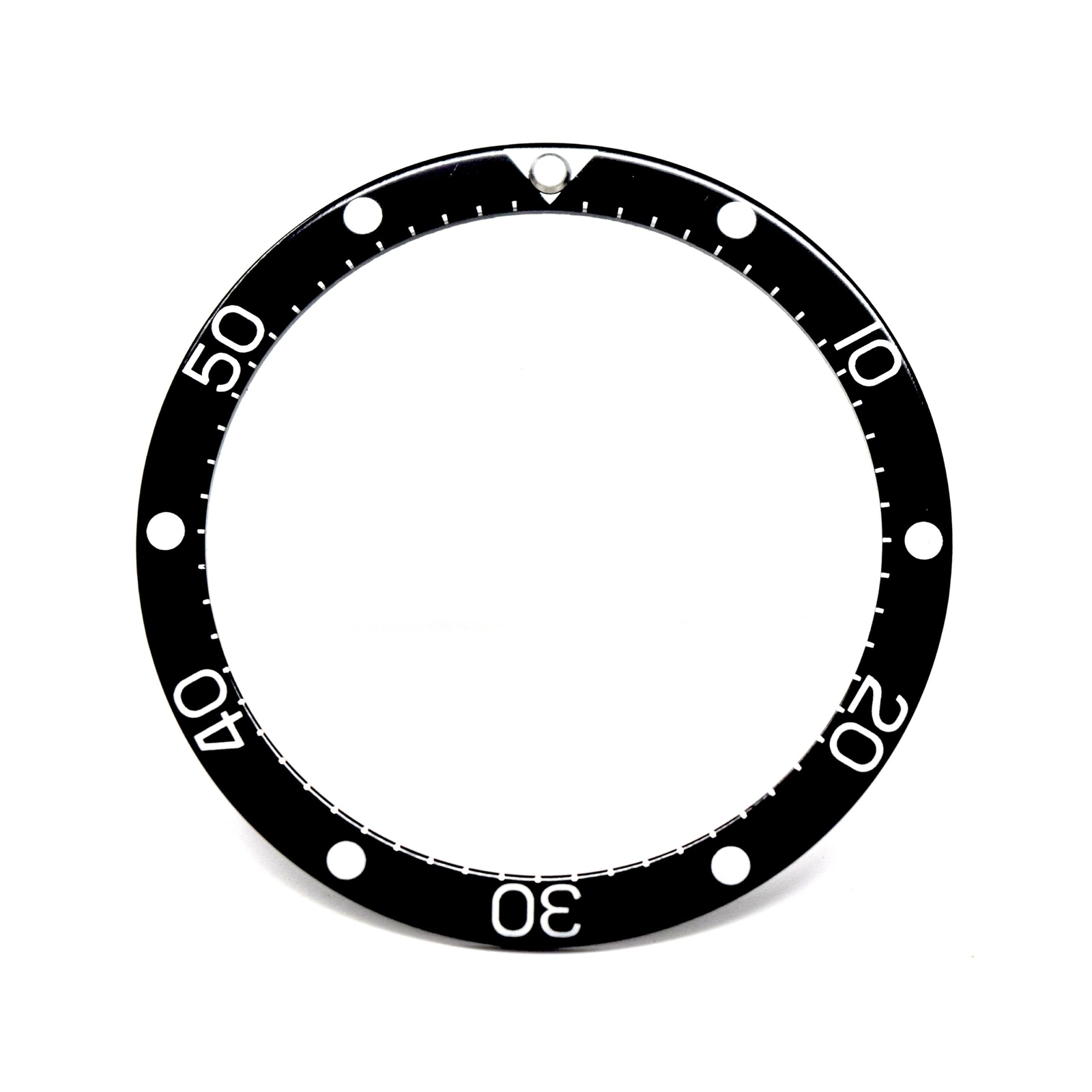 SKX007/SRPD Flat Bezel Insert – Black/Silver – CT6122
