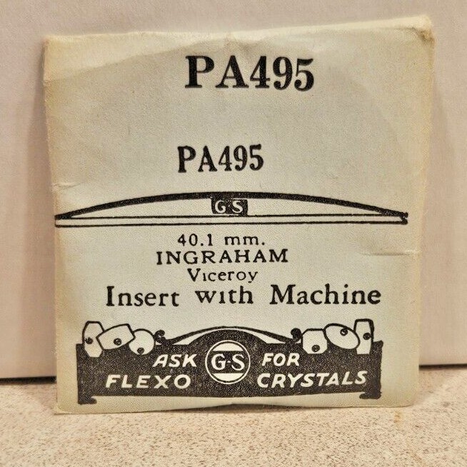 G-S PA-Series ~ Round Watch Crystal Replacement ~ NOS GS Pick Your Model