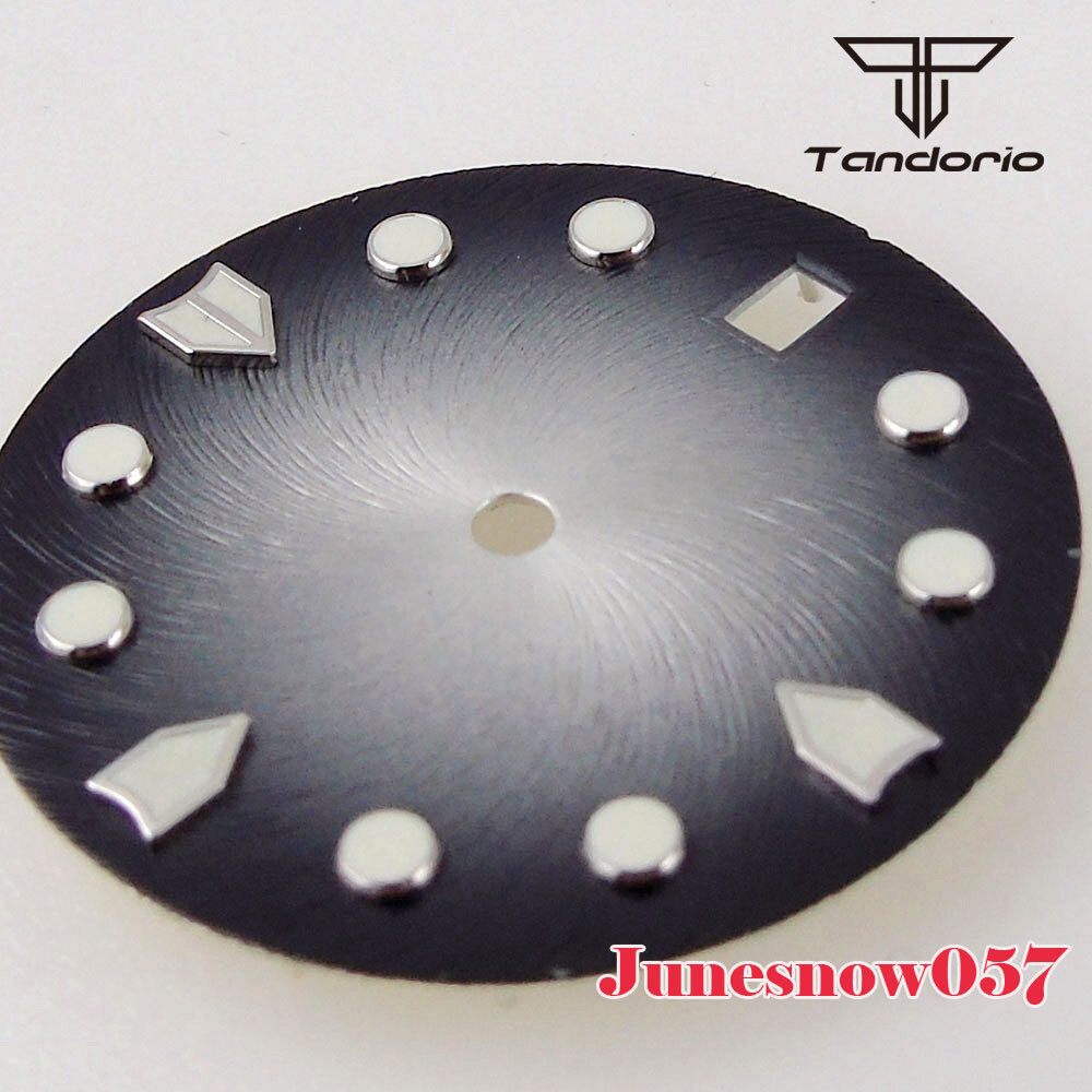 Accessories Parts 28.5mm Sterile Gradient Watch Men Lume Dial Fit NH35A NH36 SKX