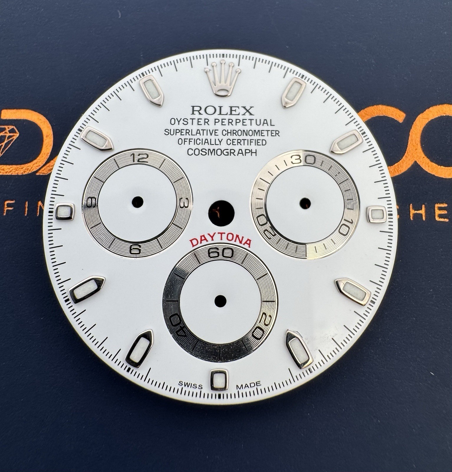 Rolex Daytona 40MM White Dial TT SS Markers Officially Certifi Dial Cosmograph