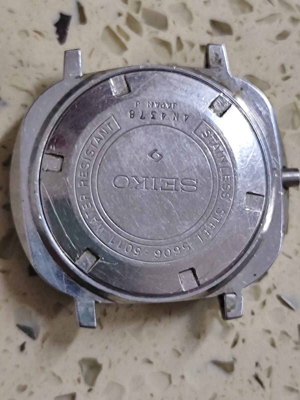 SEIKO LM (LORD MATIC) REF 5606-5011 Part Steel CASE & Back Case Used