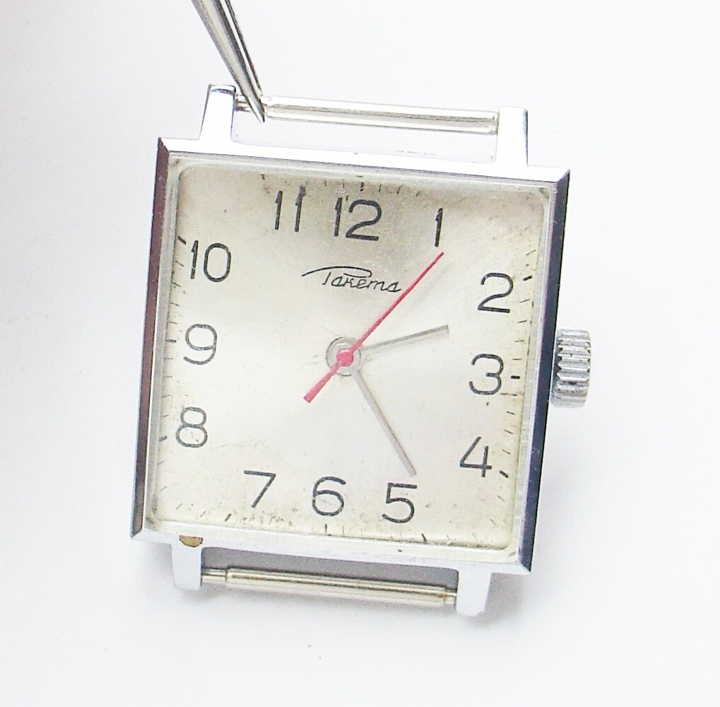SOVIET RAKETA SQUARE CASE MENS WATCH PCHZ 16 jewels Servised