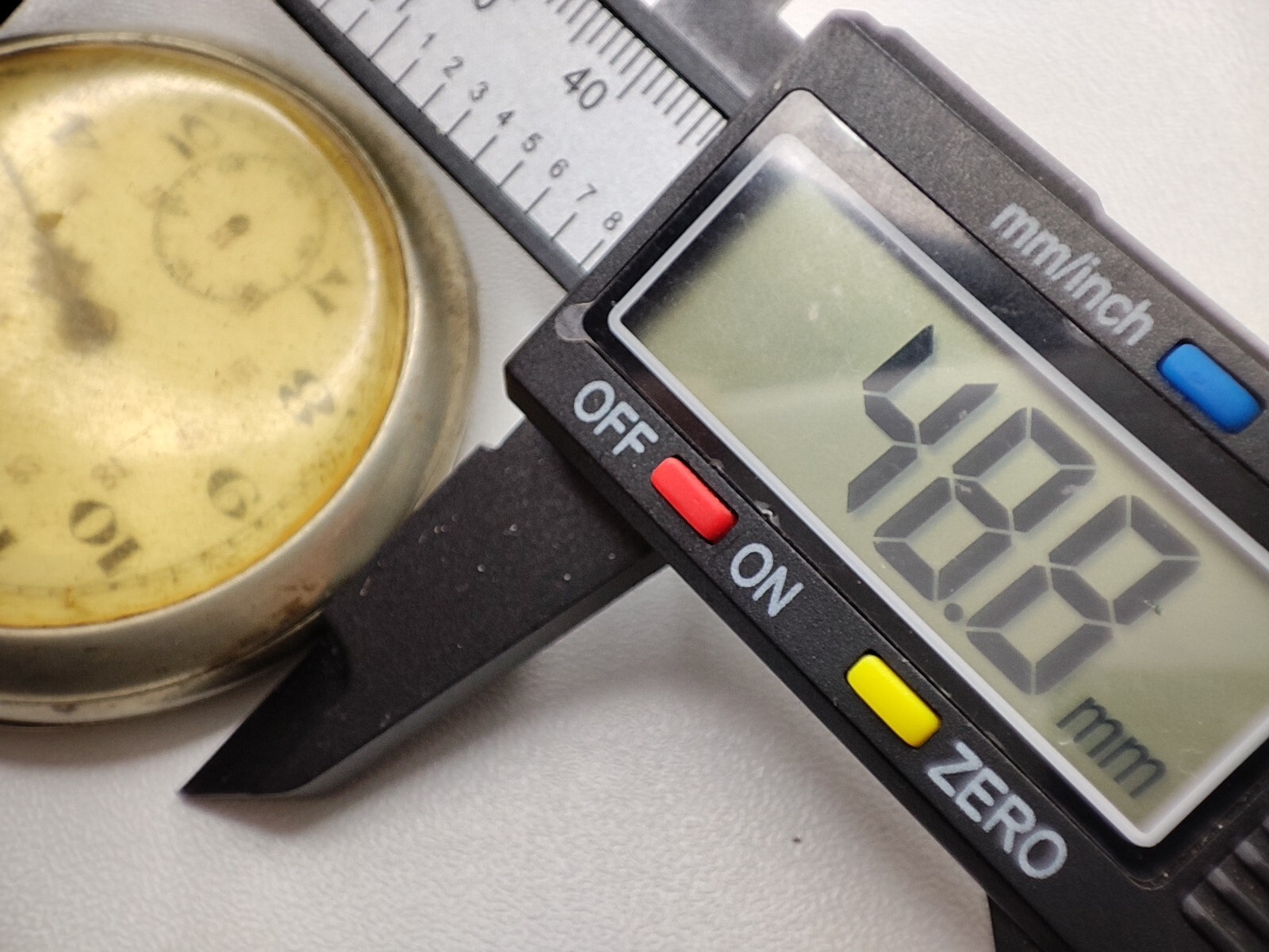 Argentan pocket Watch – 48.8 mm – for parts and spares