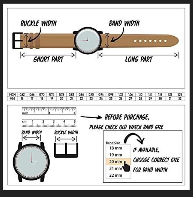 For 20mm OMEGA Stainless Steel Watch Strap Fastner Clasp Buckle