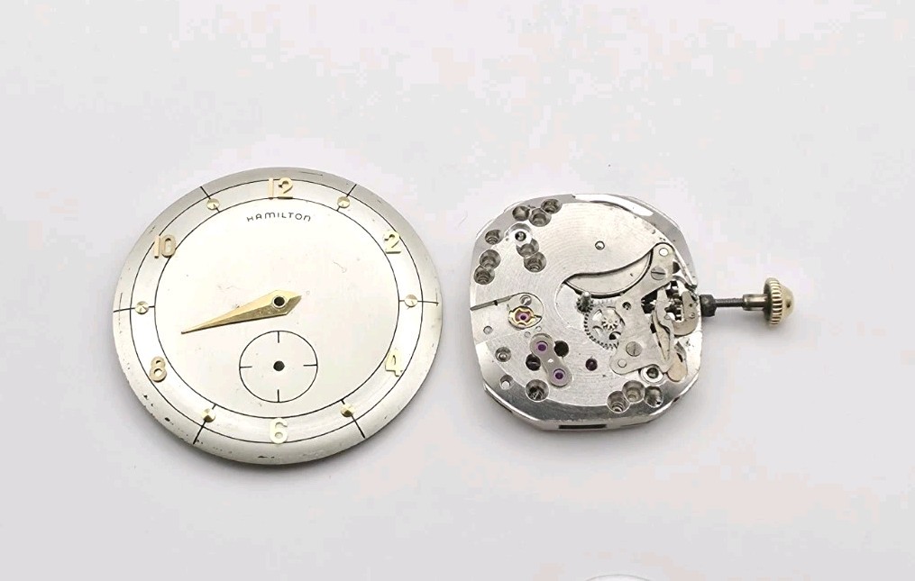 Vintage Hamilton 770 22J Mechanical Wrist Watch Movement For Repair