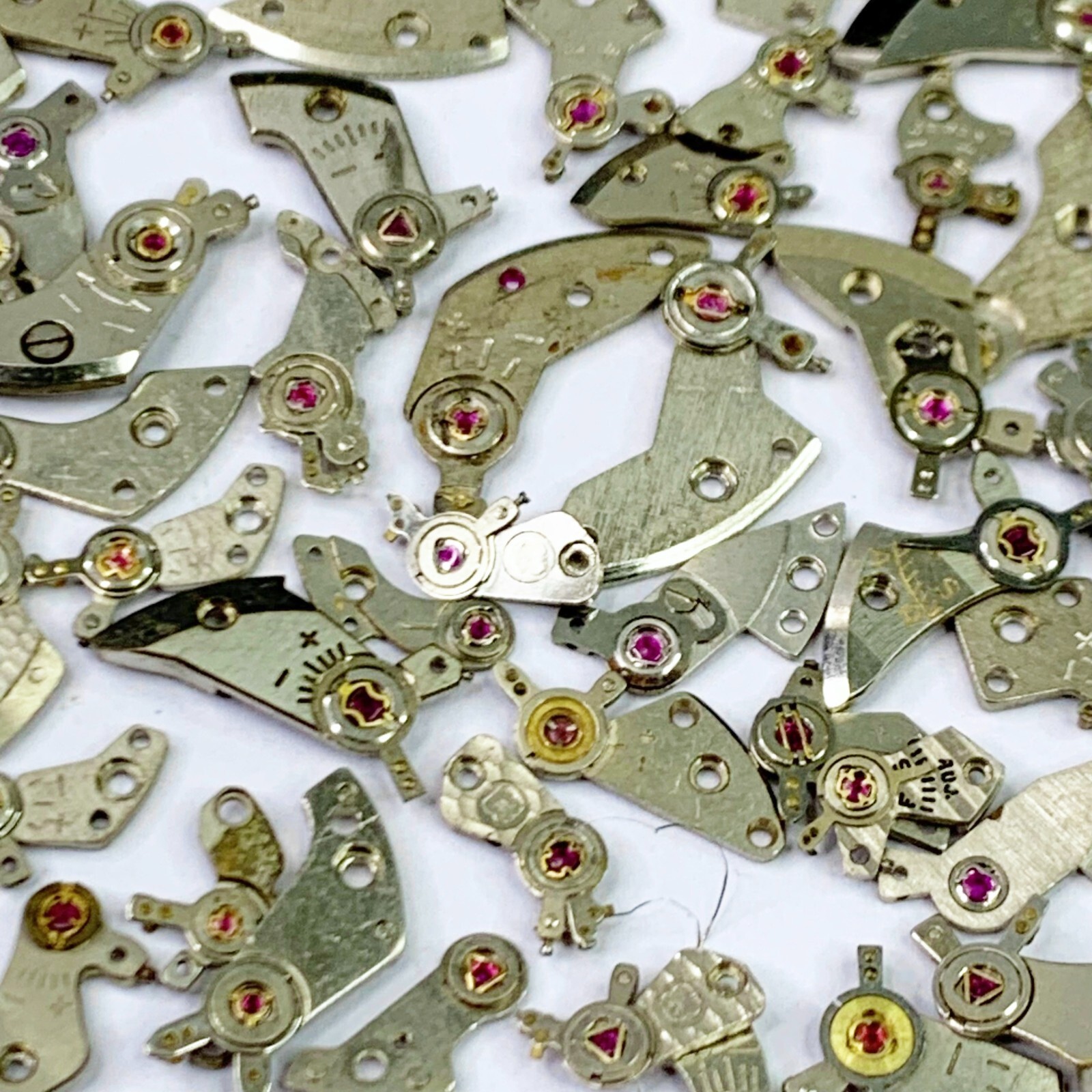 15 Balance Cock Bridges Shockproof Bloc Jewels Watch Part Watchmaker Repair Lot