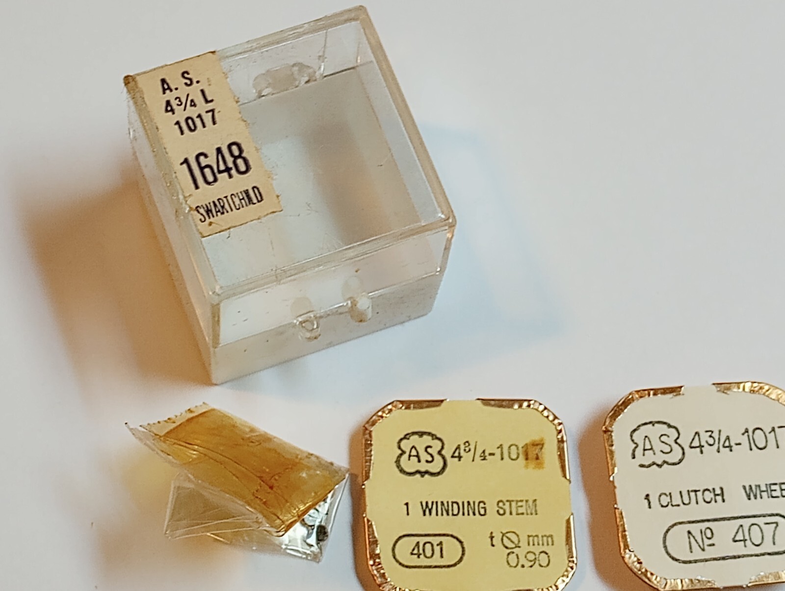A Schild (AS) 4-3/4 – 1017 Part #’s 401, 407, 410, 443, 445, 723