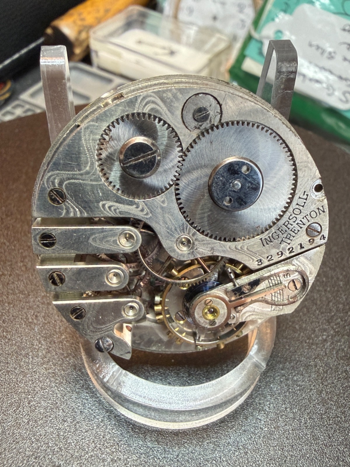 For Parts / Project: Vintage Ingersoll Trenton, Pocket Watch Movement, 1900-1913