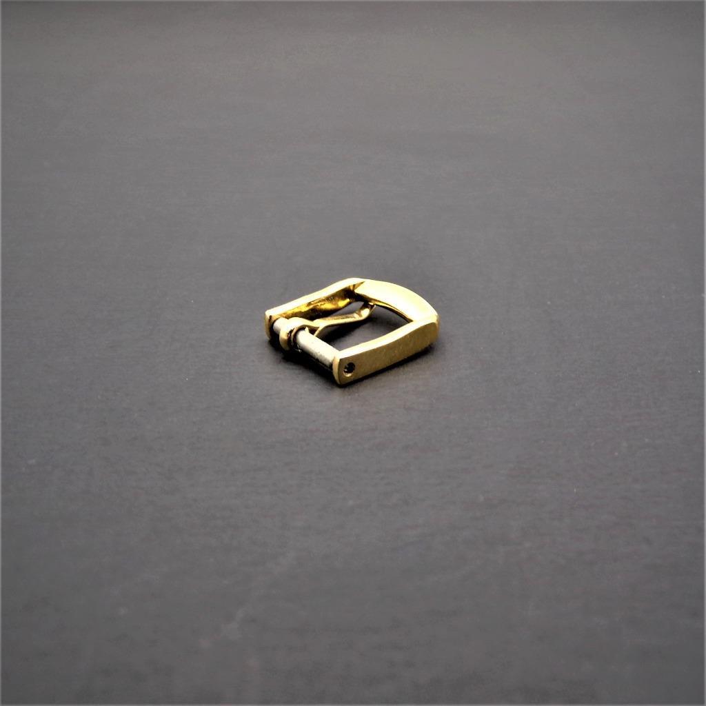 New Speidel 9mm Gold Tone Watch Strap Buckle NOS (#7)