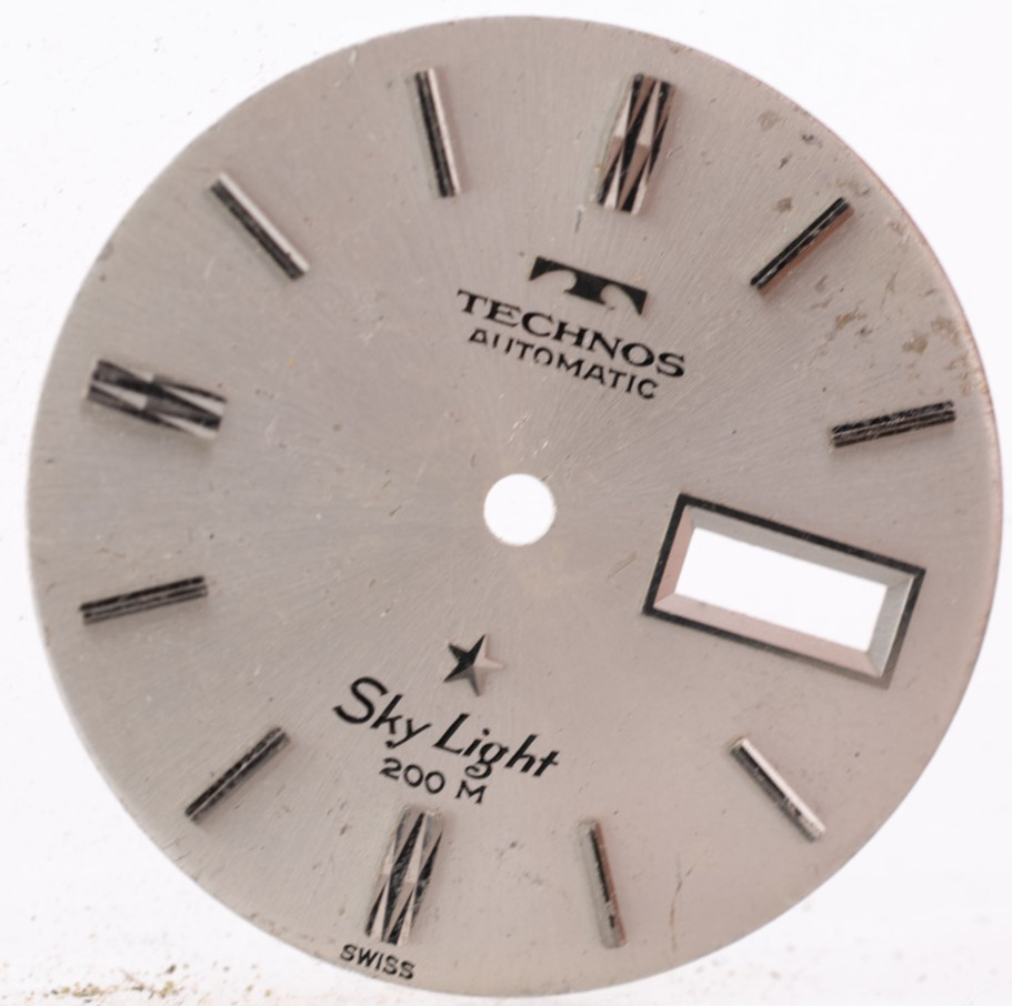 TECHNOS AUTOMATIC ‘SKY LIGHT’ 200M SWISS WRIST WATCH DIAL 29mm (NB)