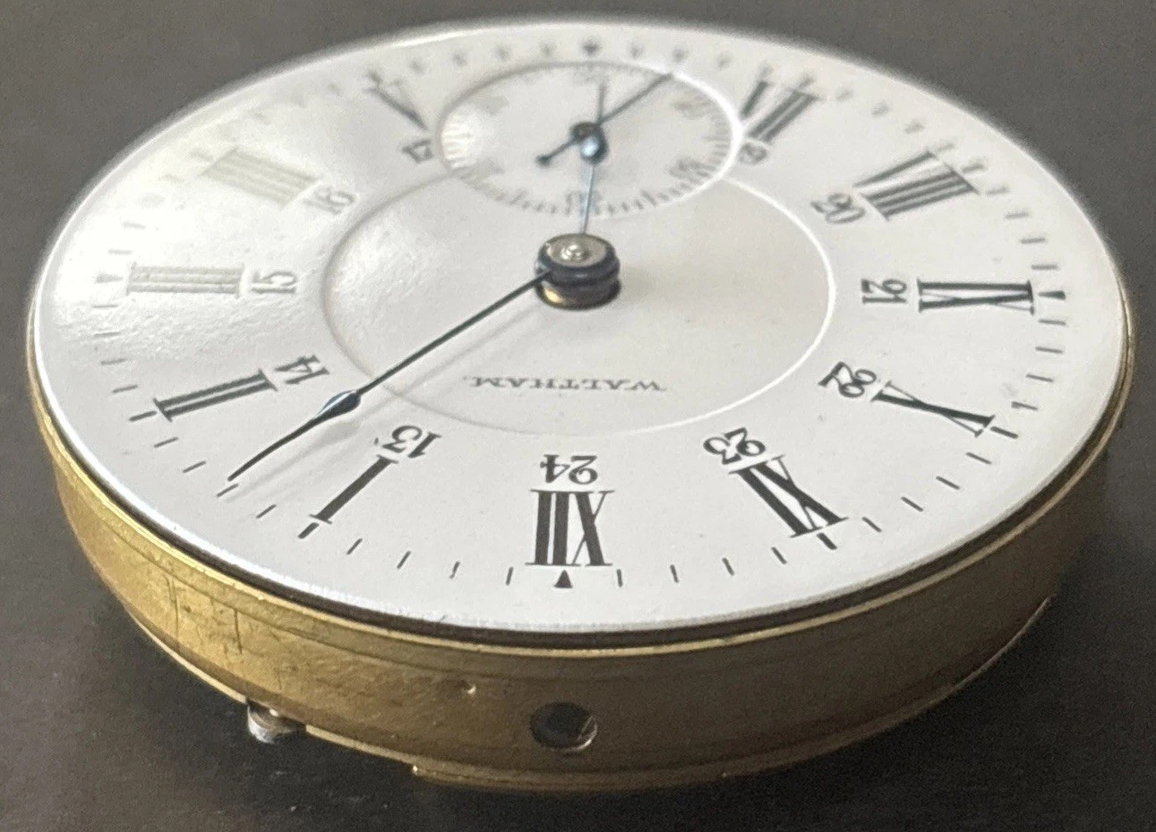 Waltham Watch Co. 7 Jewel Working Pocket Watch Grade No 1 Model 1883 Size 18