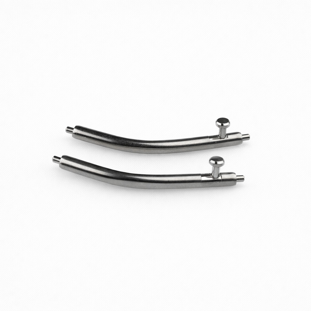 Curved Quick Release Spring Bars Swiss Standard – One Pair