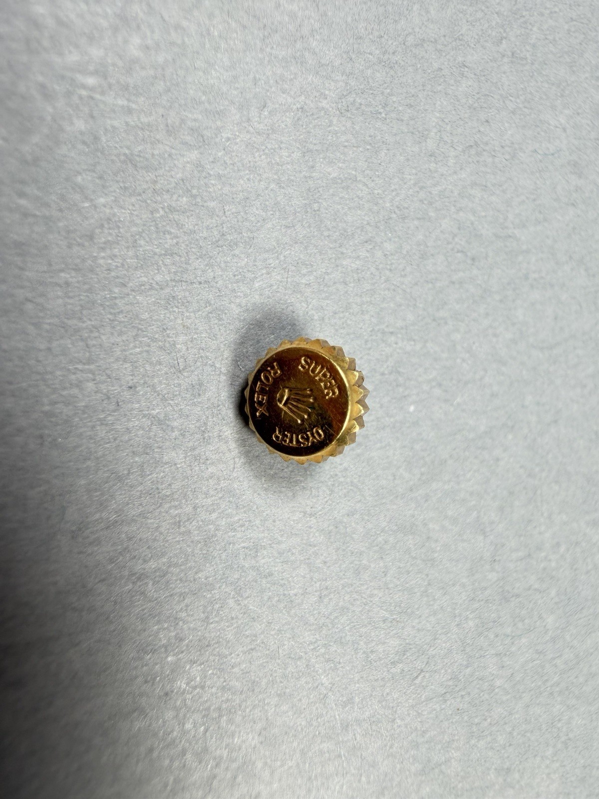 ROLEX SUPER OYSTER GOLD VINTAGE CROWN