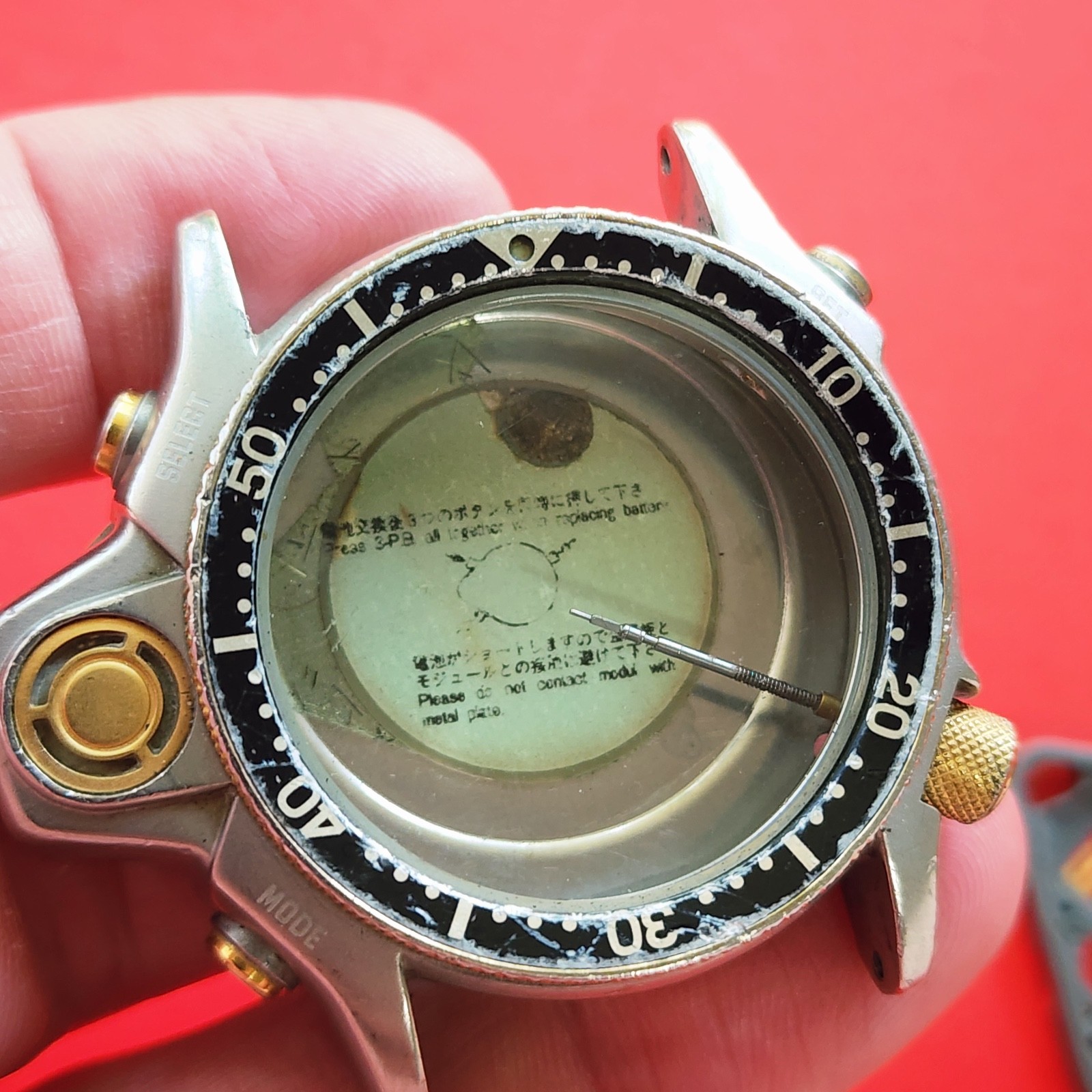 Citizen Aqualand Promaster Dive Watch Case Bezel Crown Stem Movement C023-088069
