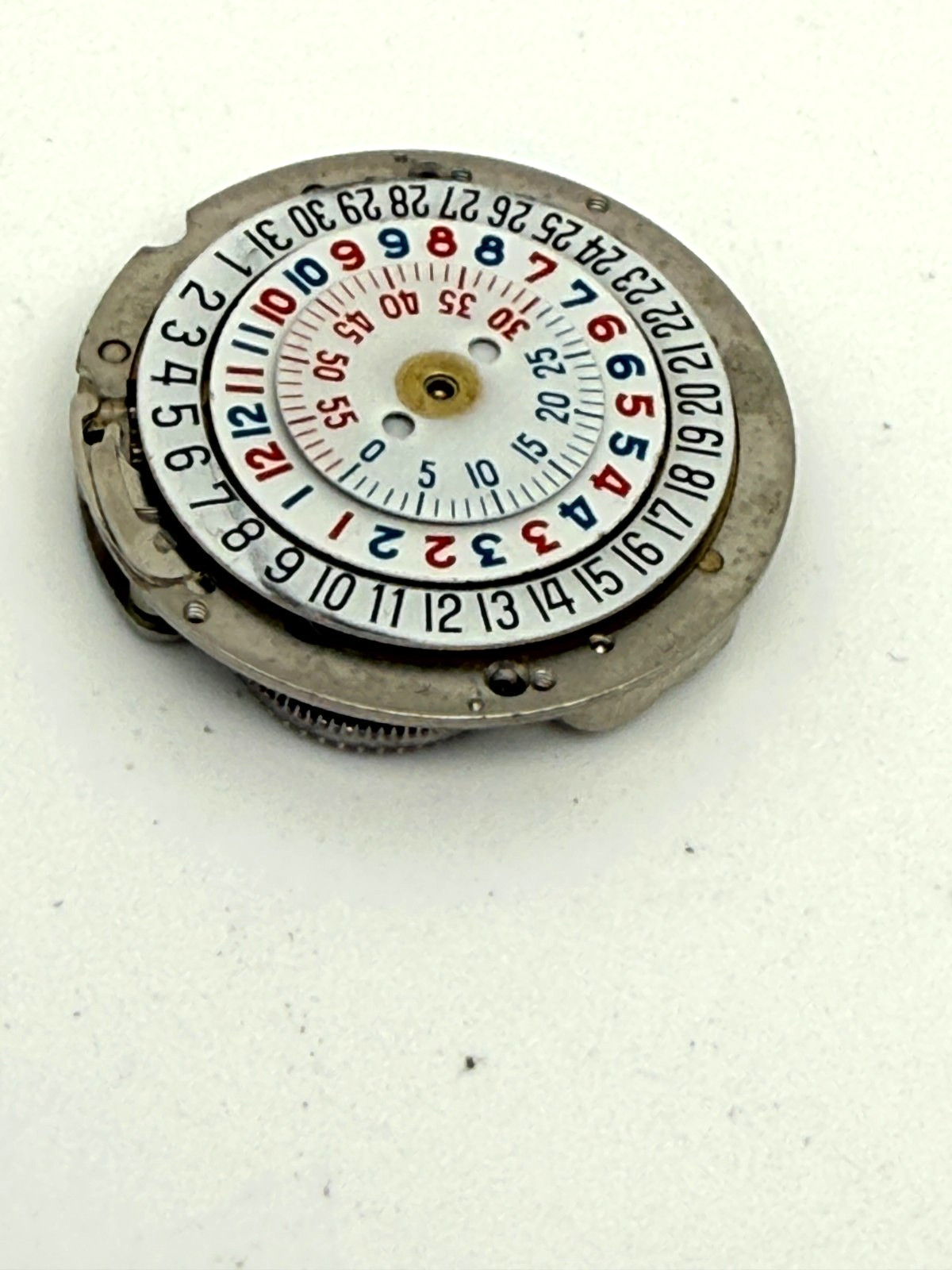 Vintage Jump Hour EB 8800 Swiss Movement For Parts or Repair