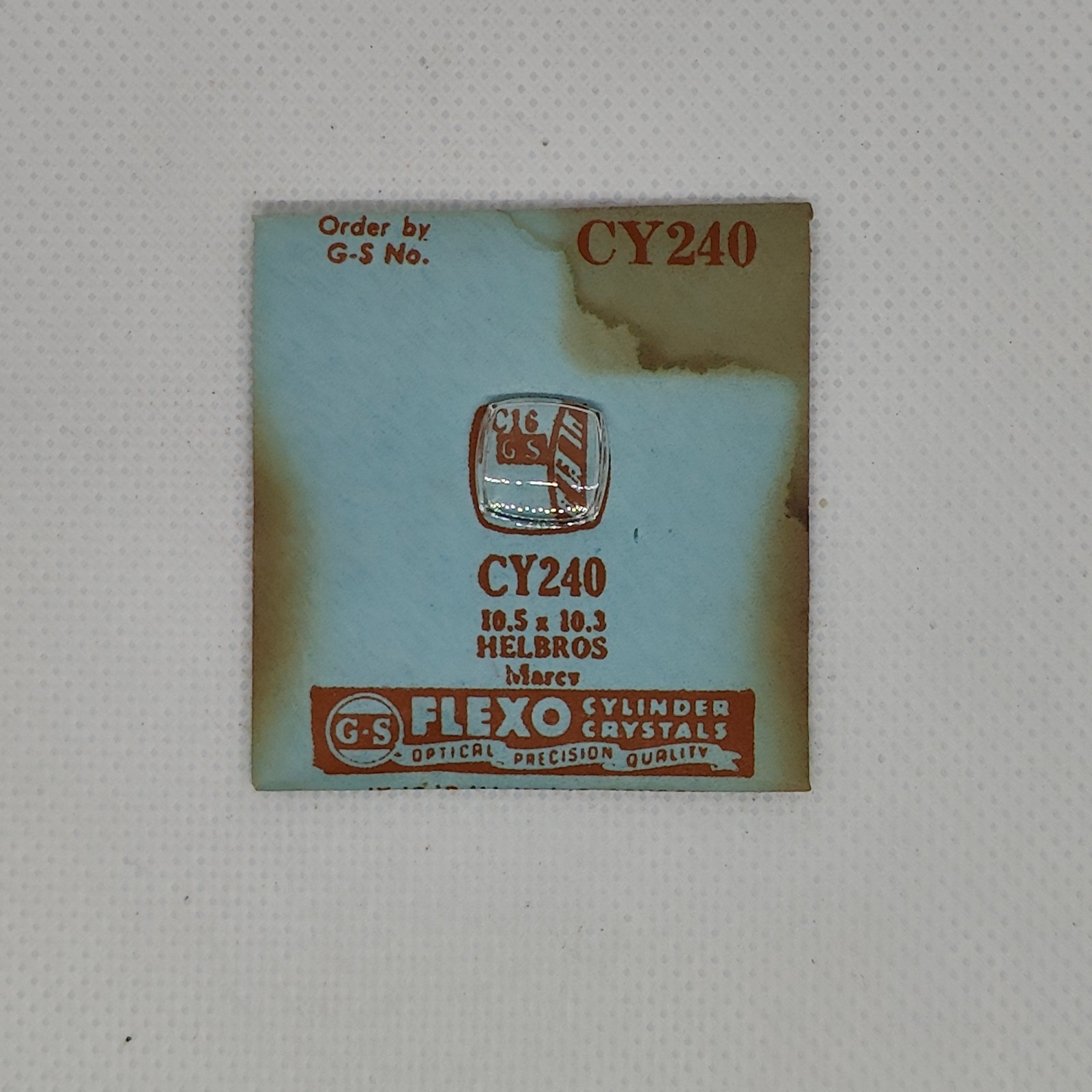 GS Flexo CY Watch Crystals – Choose Part #