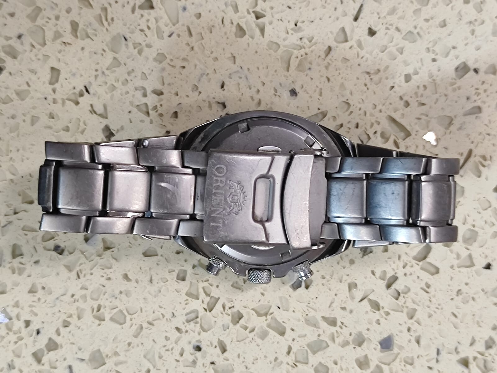 Orient Orient TD08-C TITANIUM Chronograph 100m Diver Working Used