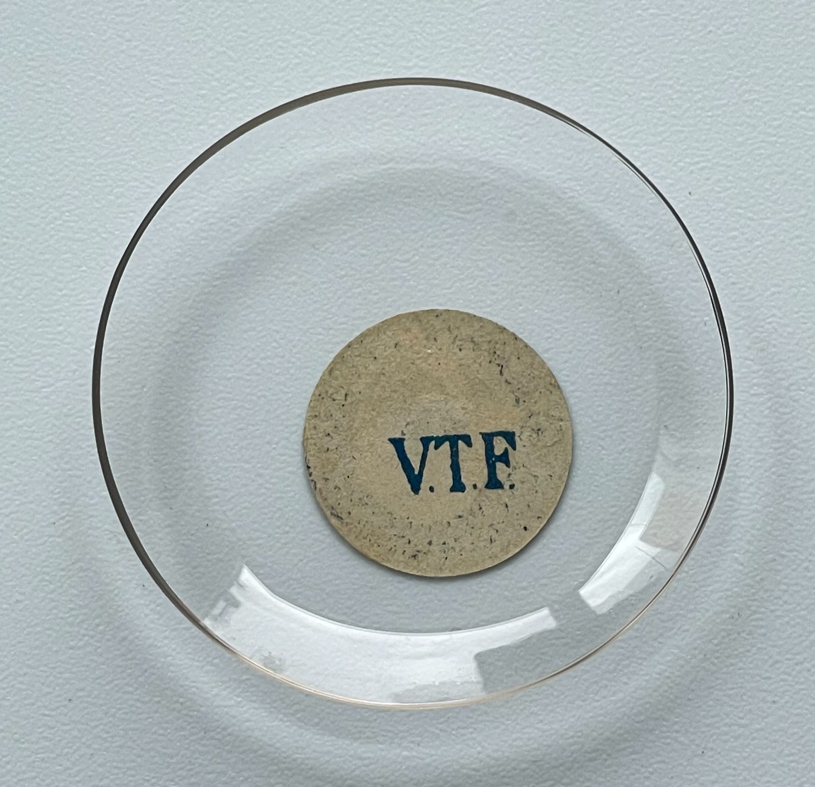 NOS VTF Pocket Watch Mineral Glass Crystal Round Domed Clear 39.7mm 400 16 Parts