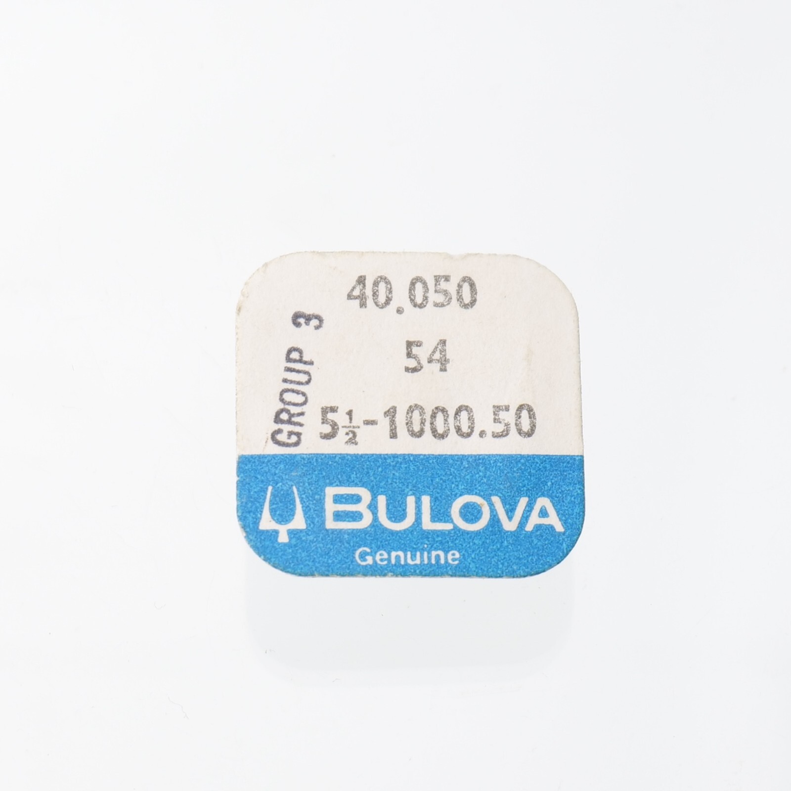 NOS Bulova 1000.50 Watch Balance Complete Part #54 New Old Stock Watchmakers