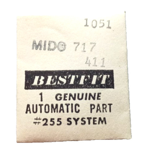 Mido 717 AS 1236 OSCILLATING WEIGHT AXLE watch part #1051/411