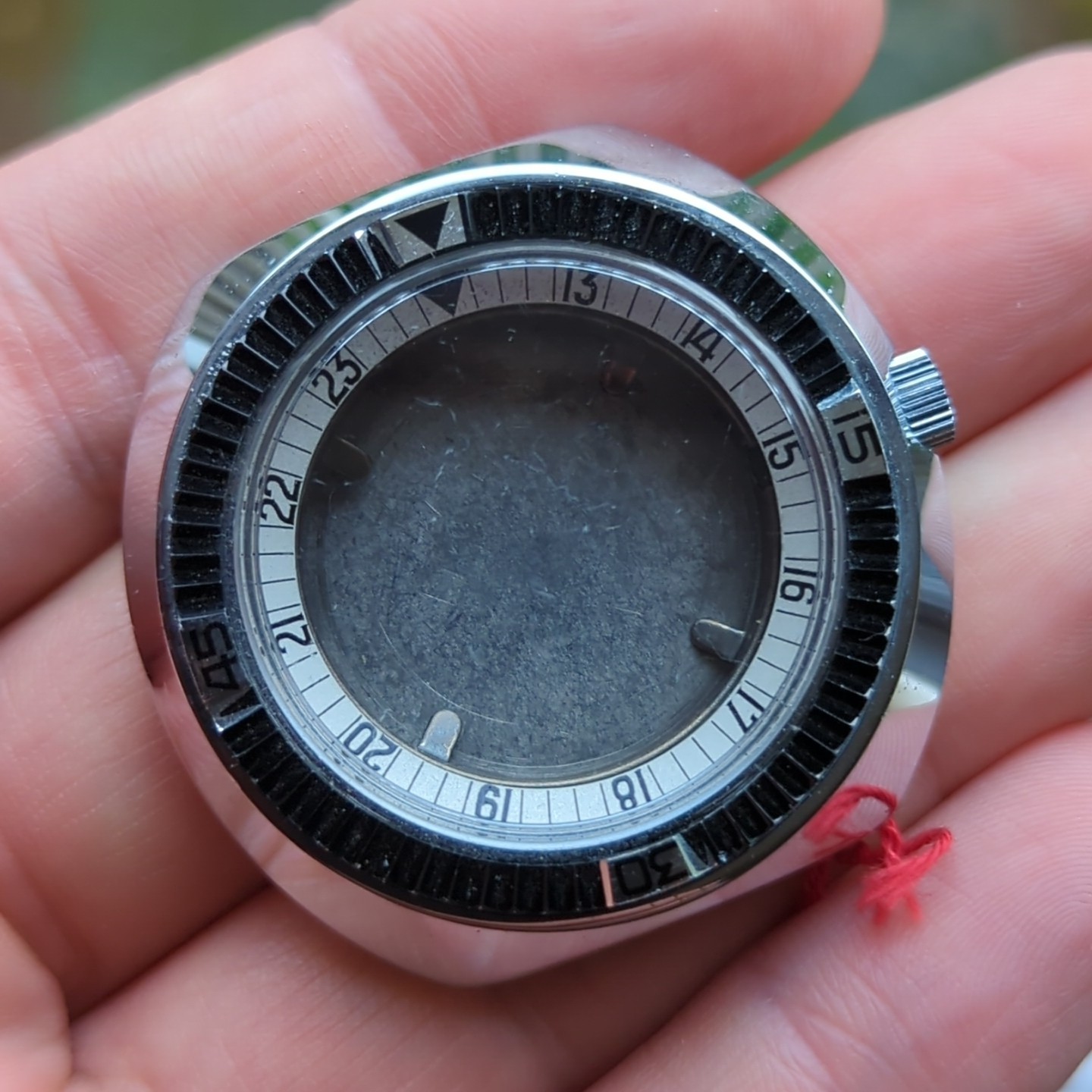 1960s/70s Skin Diver Watch Case, New Old Stock 38.5mm Bezel (B82)