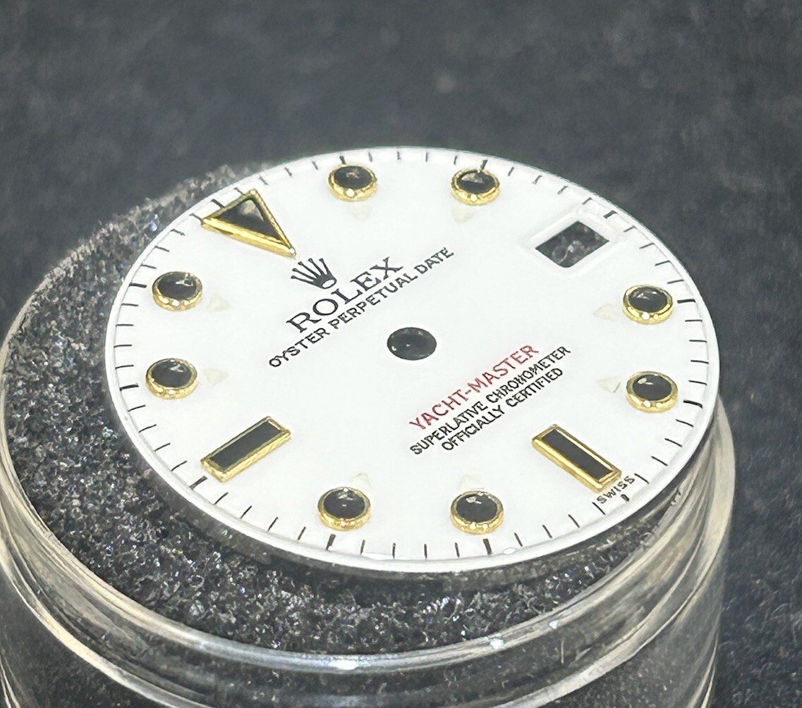Rolex Yacht Master MidSize White Sapphire Dial for Ref. 168623, 168628,68623 OEM