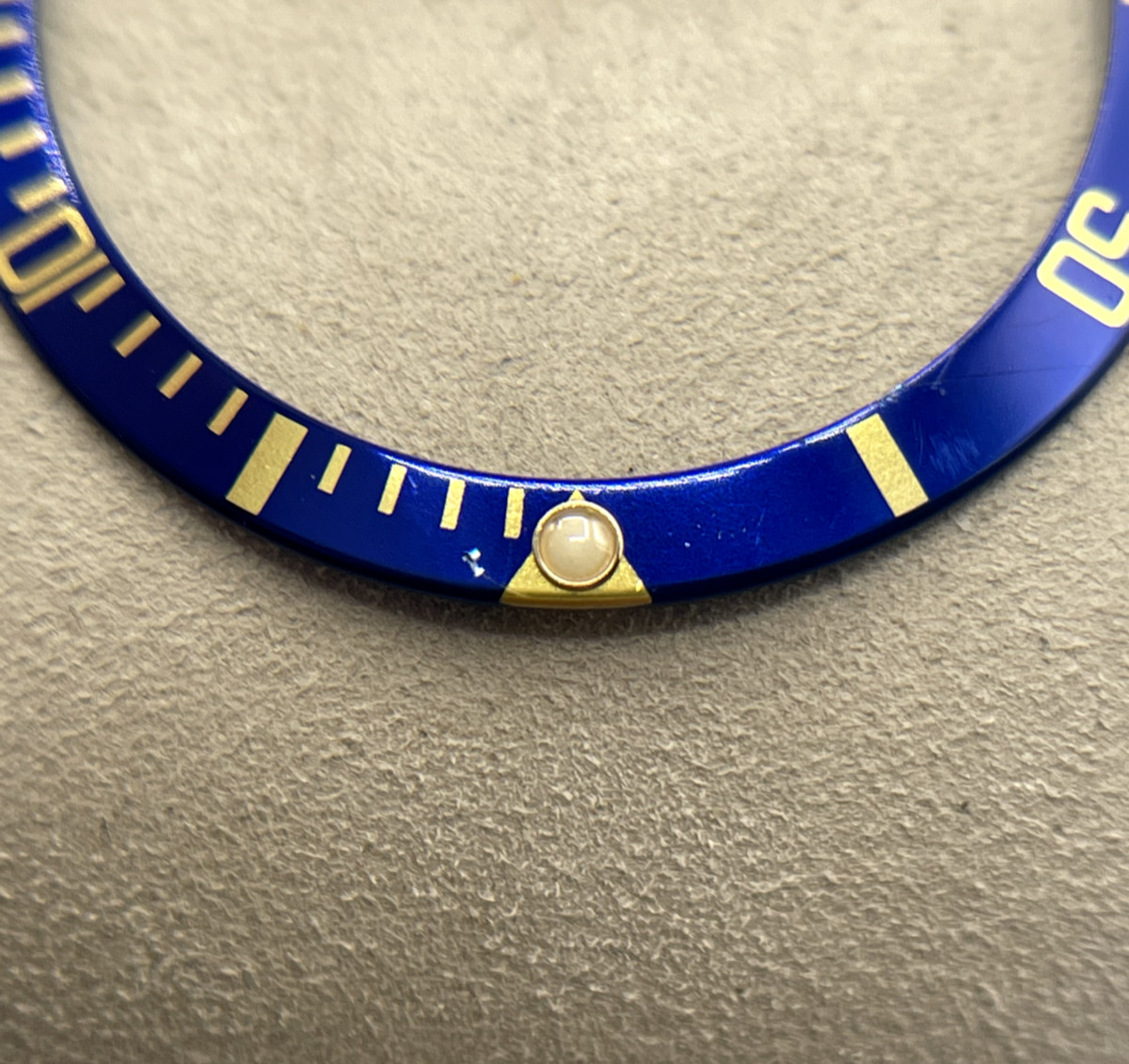 Rolex Submariner 16613 Bezel Insert Blue and Gold B315-16808-182-A1