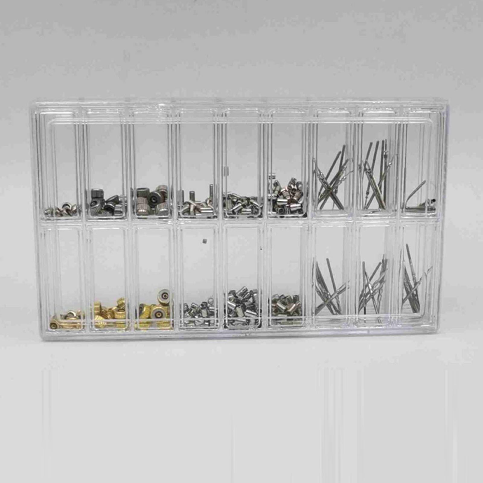 3-5mm Assorted Watch Crown Head + Winding Stem+Tube for 2035 2836 8200 7009 8205