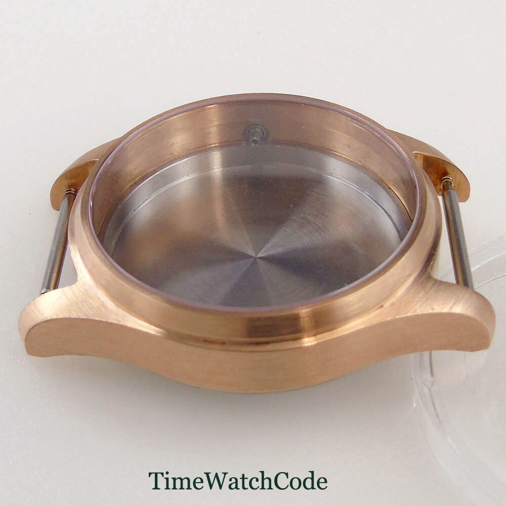 39mm Diver Watch Case CUSN8 Bronze Sapphire Crystal Fit NH35 NH36 ETA2824 PT5000