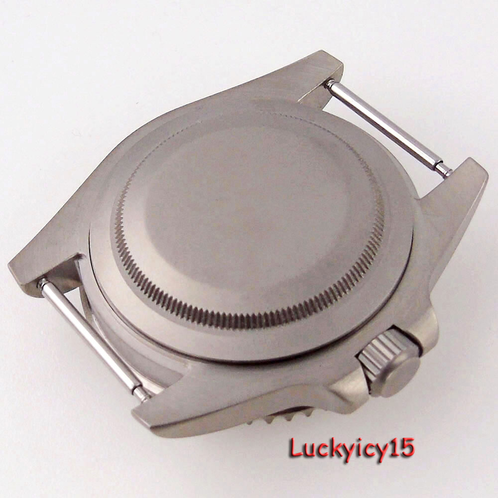 40mm 120 Clicks 20ATM Titanium Mens Watch Case sapphire crystals Fit Japan NH35A
