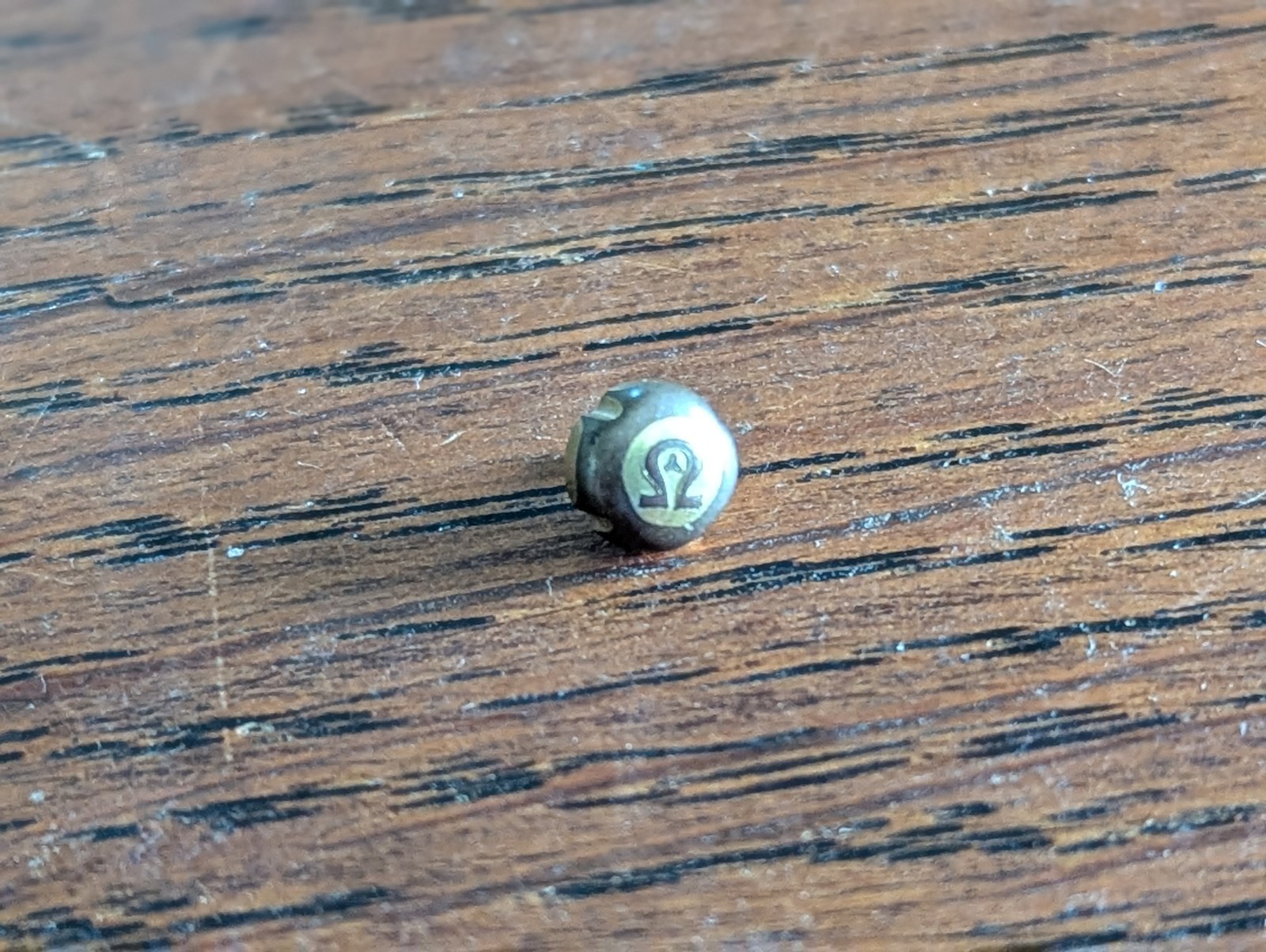 Omega Clover Crown, Heavily Worn, 5.3mm X 2.9mm, Tap 10 #N901