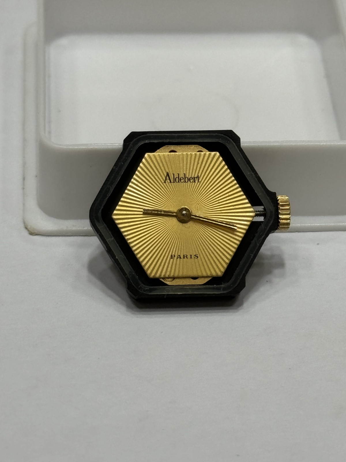 Dial 7 Movement Quartz Eta 280.002 Swis Made 5 Jewels Aldebert Paris Running