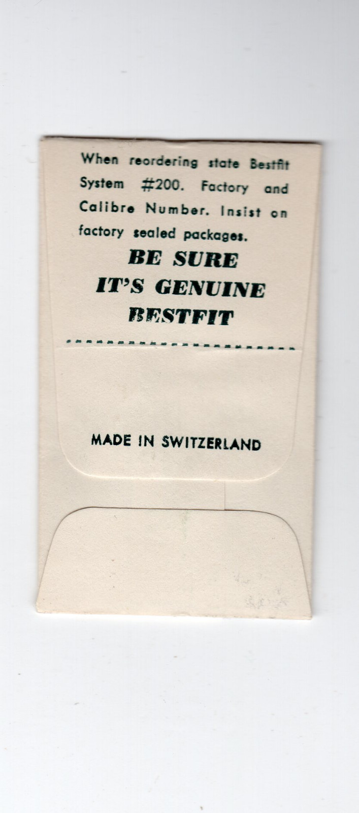 NOS BestFit System Stems for Swiss Watches Price for one stem Select a Style