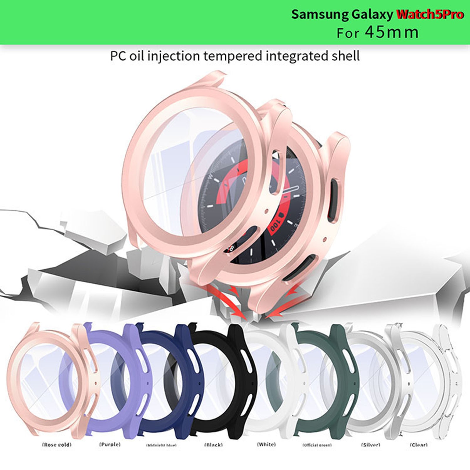 Watch Protective Case for Samsung Galaxy watch5 pro 45mm