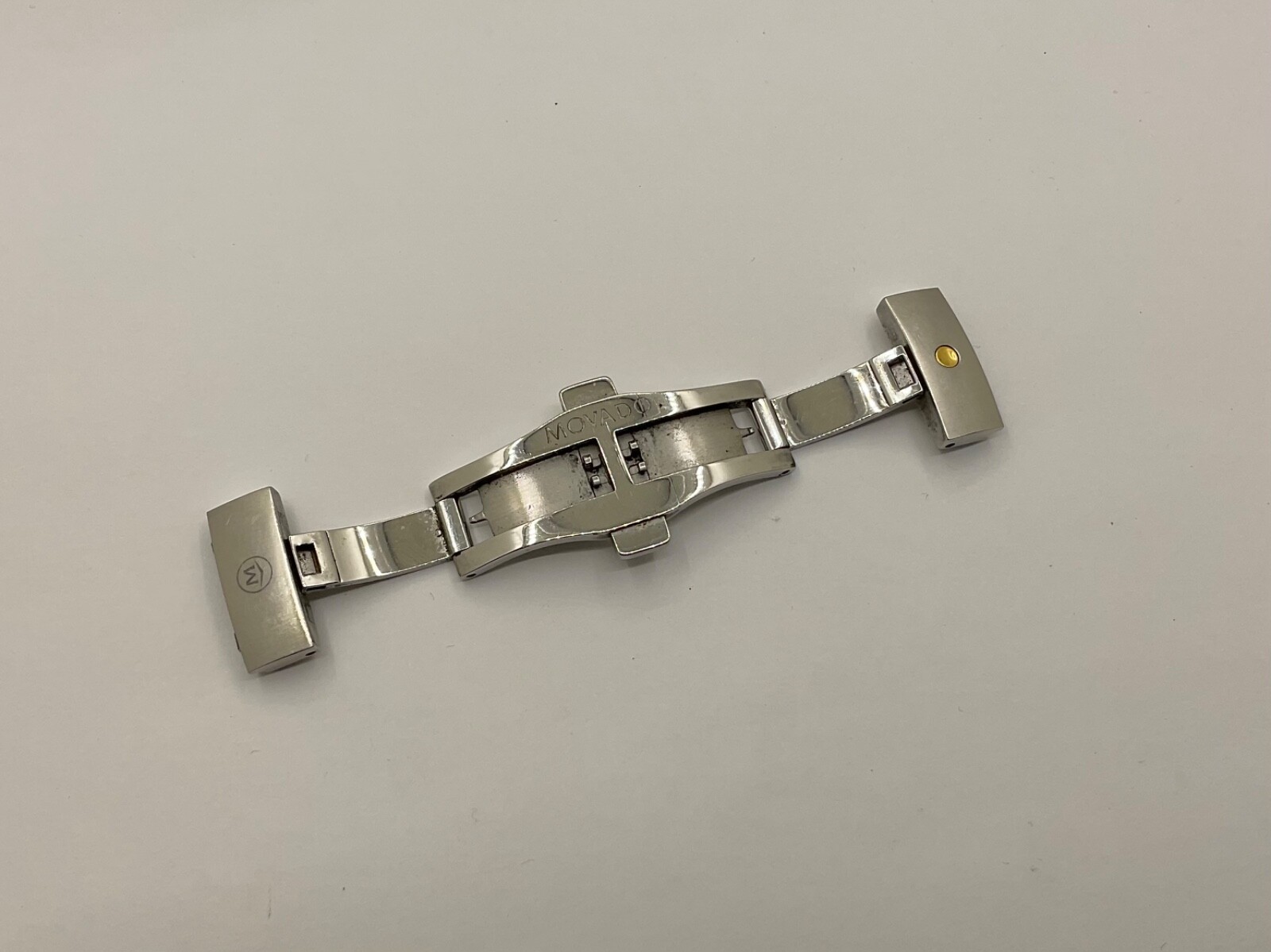 Men’s Movado SE Clasp 81 G1 1851 Two Tone Stainless Steel and Gold Tone 18mm