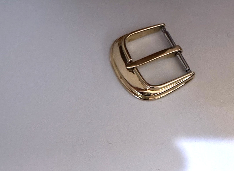 Franck Muller Watch Tang Buckle Clasp 15mm 750-18k YELLOW GOLD 3.9 grams SWISS