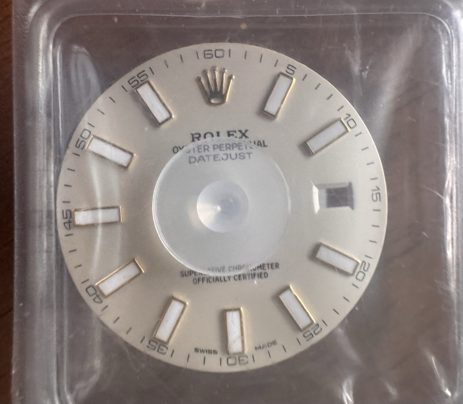 Genuine Rolex Dial For Datejust II Model 116233 Ivory Color