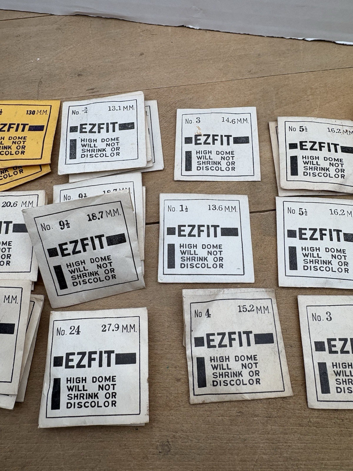 Vintage EZFIT High Dome Watch Crystals Large Mixed Lot No. 1/2 – No. 24