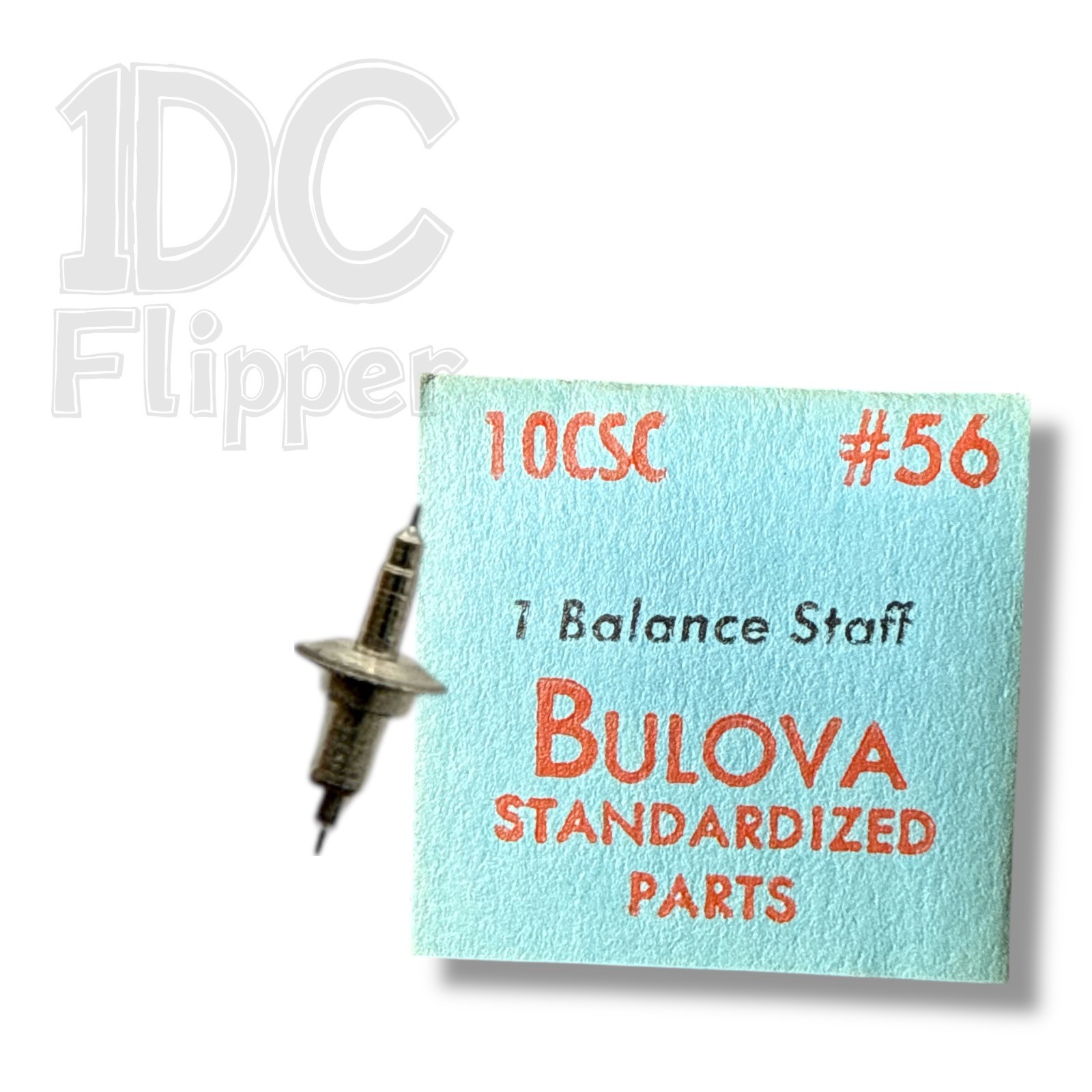 Bulova 10CSC BALANCE STAFF #56 BestFit 100/86 9ARC, 9AR, 8BBA Fits Multiple Read